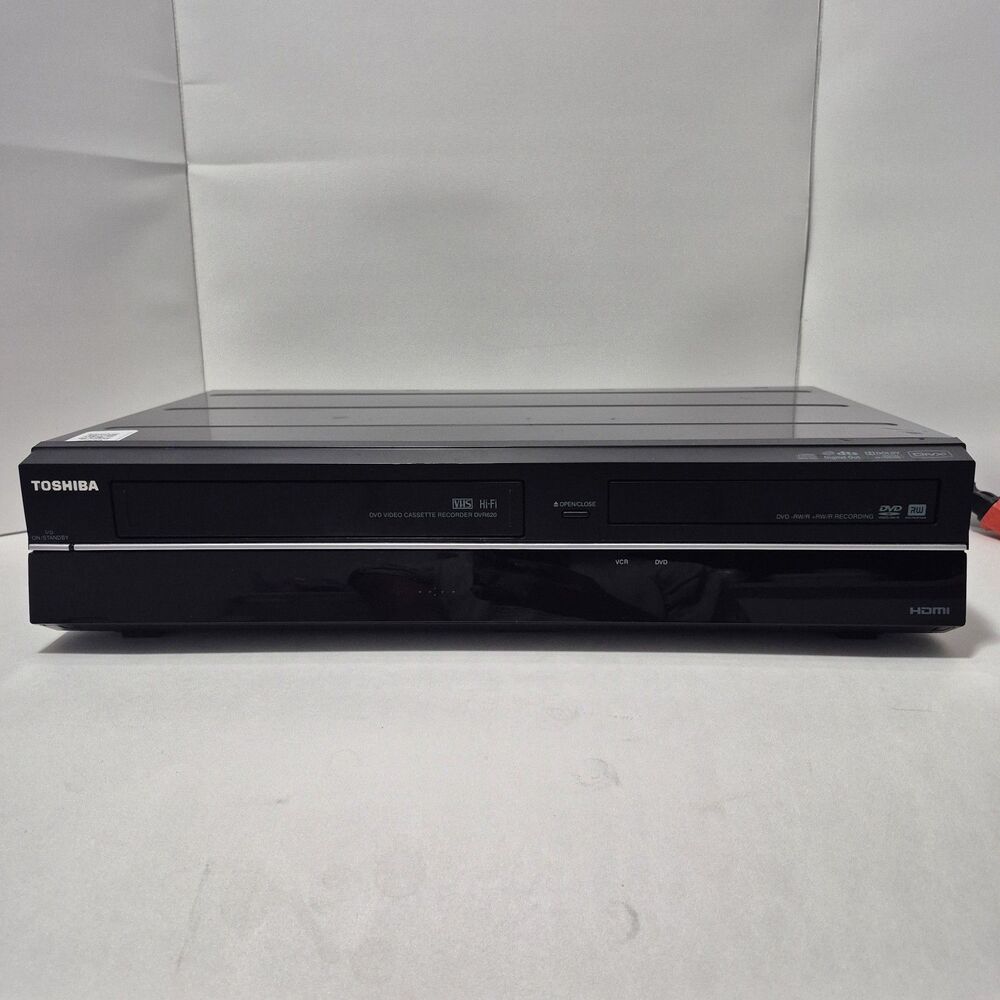 Toshiba DVR620KU DVD Recorder VCR Combo HDMI Player Tested Working No Remote